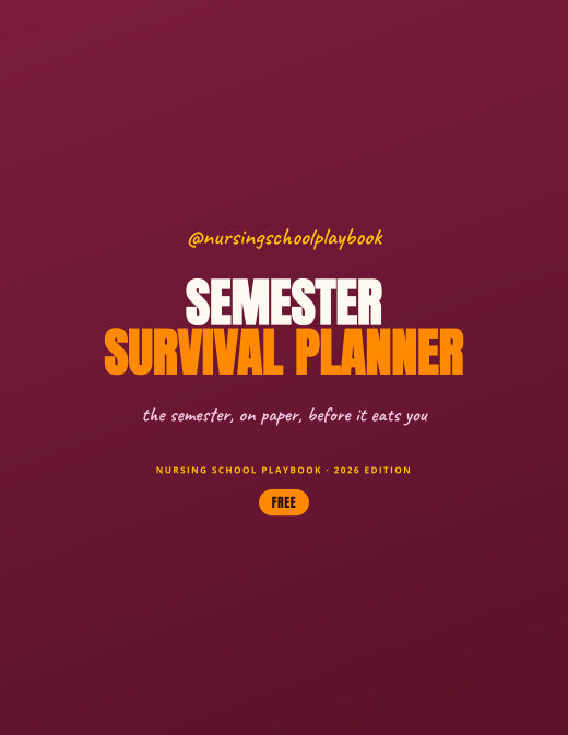 Semester Survival Planner cover